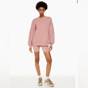 Tna Cozy Fleece Boyfriend Crew Sweatshirt